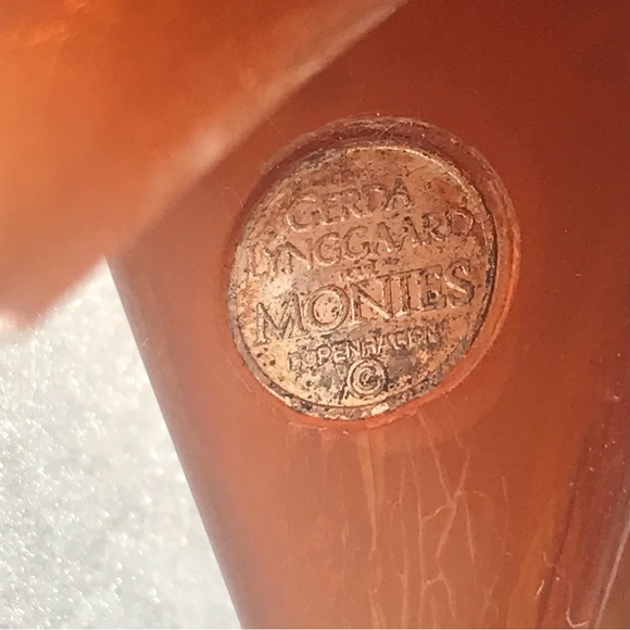 MONIES signed bone bracelet-vintage - Picture 2 of 5